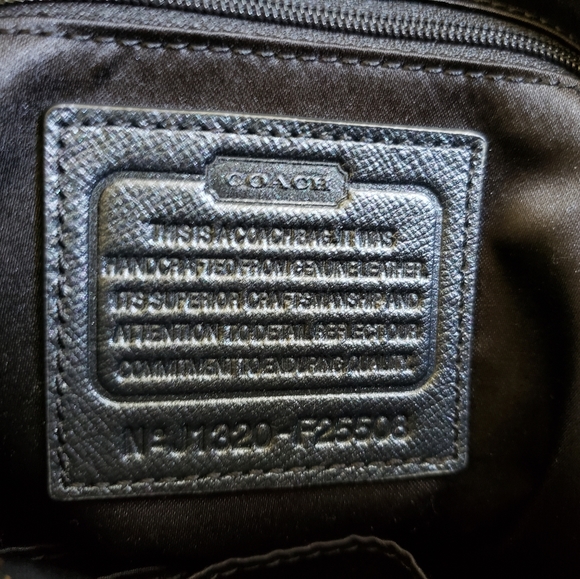 Coach Campbell Leather Turnlock Large Satchel - Picture 10 of 14